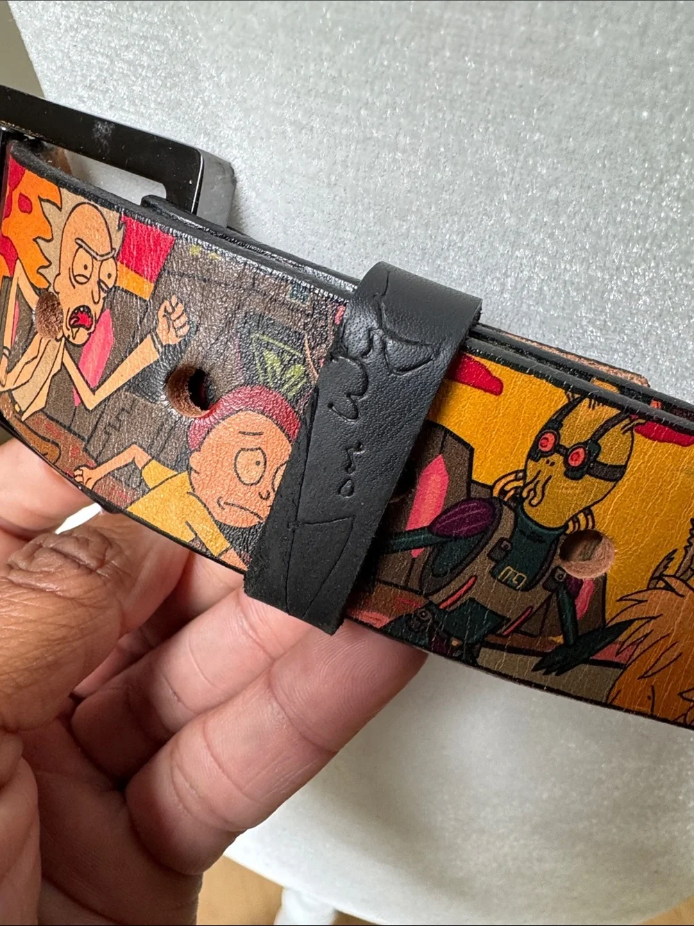 Jon Wye Leather Rick and Morty Belt